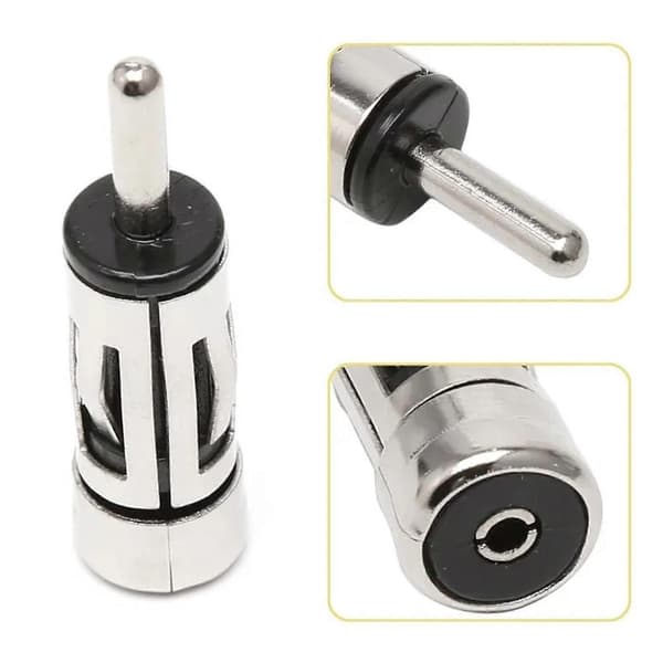 Generisk bilradioantenneadapter Universal Iso-stik til Din-stik