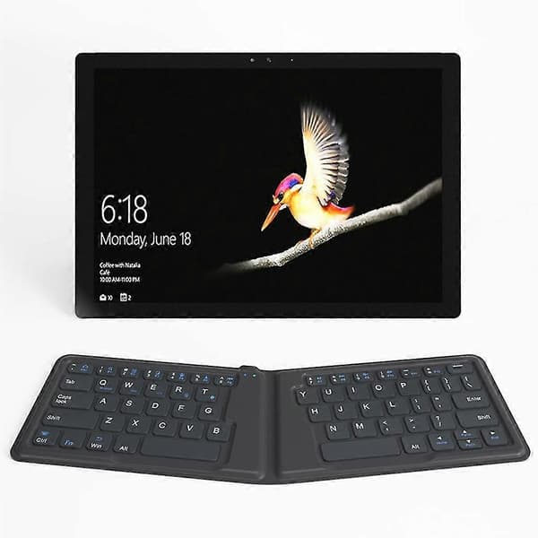 64 tangenter Vikbart Bluetooth-kompatibelt Platt Trådlöst Mini-tangentbord för Mobiltelefon
