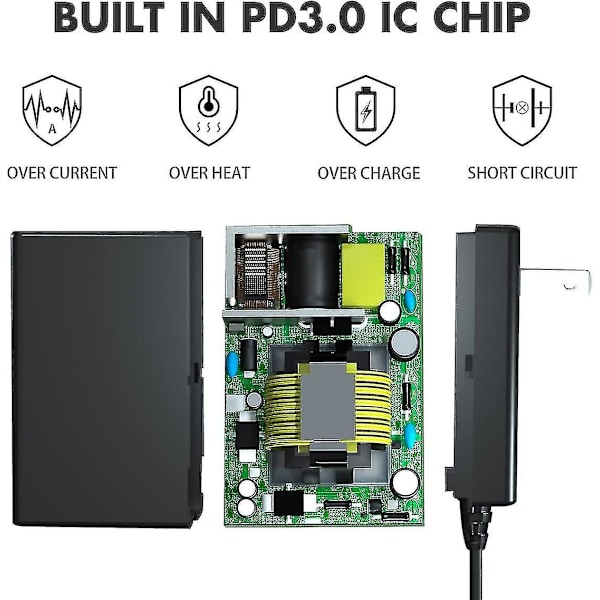 Lader for Nintendo Switch, Switch Lite og Switch OLED, støtter Nintendo Switch TV-dockmodus AC