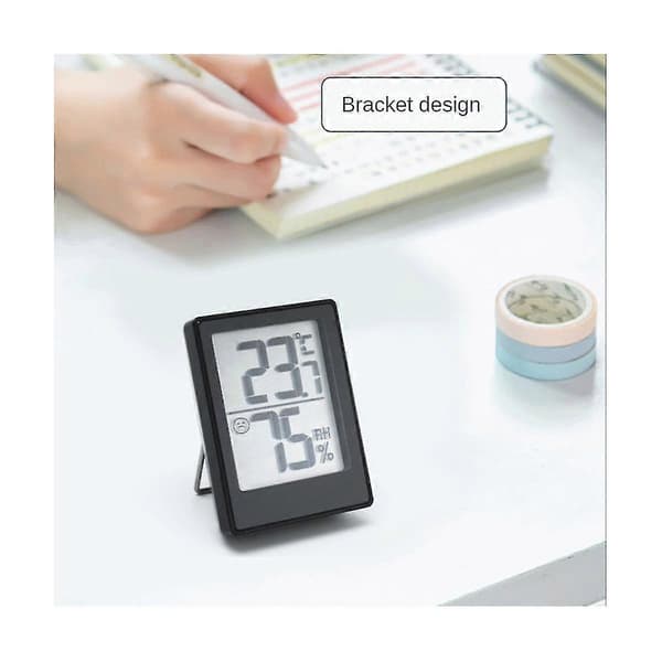 Mini LCD Digitalt Nøyaktig Hygrometer Termometer Vinkjellere Datalagring Egnet For Barnerom