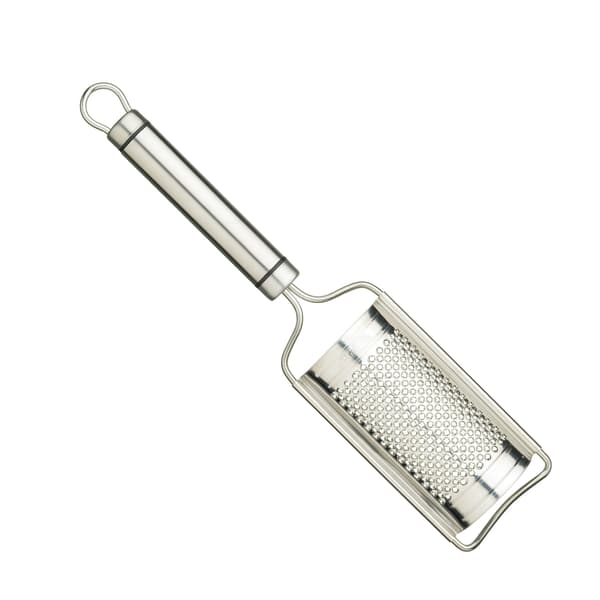 Professionell platt ostjärn, rostfritt stål, 21 cm, silver