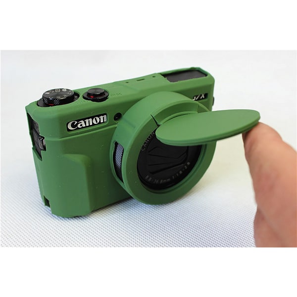 Silikon avtagbart cover för Canon G7x Mark ii Green