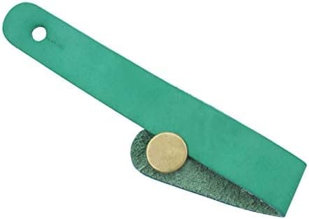 2 kpl kitarahihnaa  Synteettinen nahka Headstock-sovitin (vihreä)
