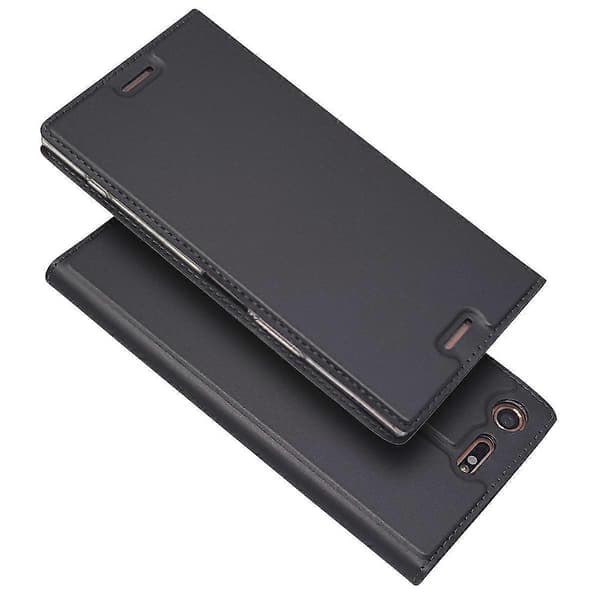 Magnetiskt Läderfodral med Kortfack för Sony Xperia Xz Premium
