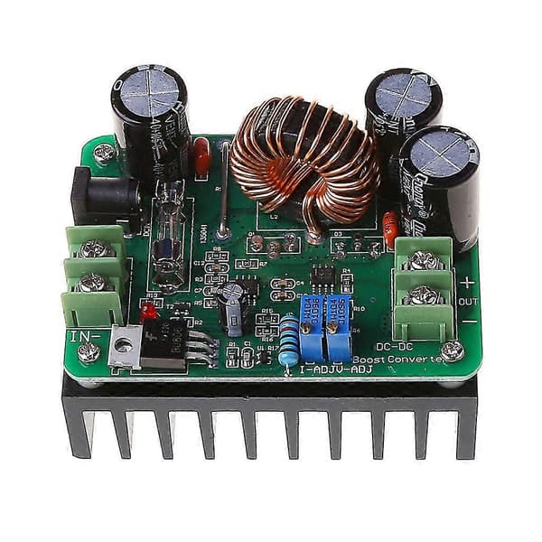 DC 10V-60V til 12V 24V 36V 48V 80V 10A/600W Konverter Opptrappingsmodul Strømforsyning