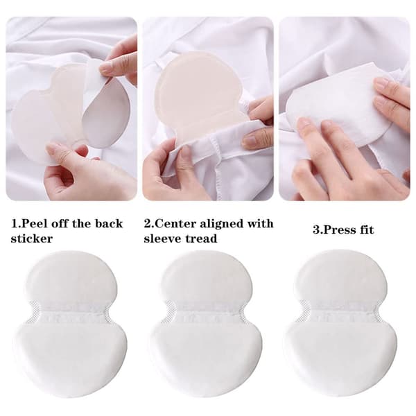 20 stk/10 pakker engangssvetteputer under armene Antiperspirant