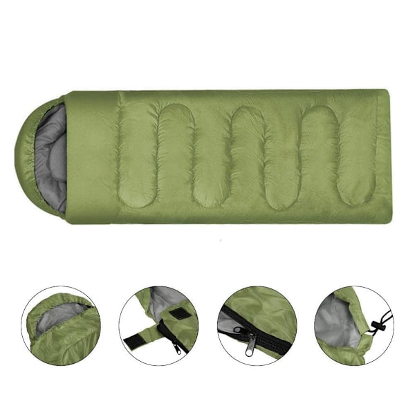 Soverposer for voksne, enkel sovepose for voksne for 3 sesonger, lett camping og fotturer