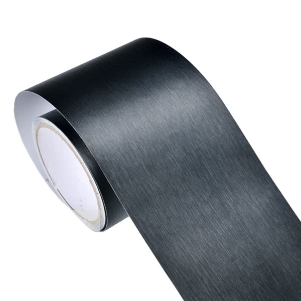 Kuori ja liimaa PVC-itseliimautuva vedenpitävä seinäreunus (musta)