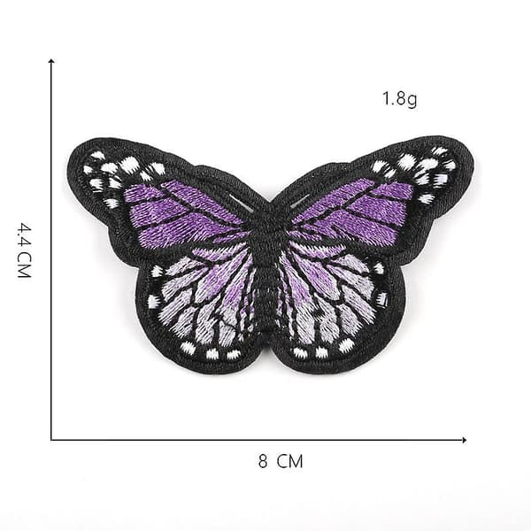 24 delar Fjäril Strykjärn på Patch Fjäril Strykjärn Patch Sy men