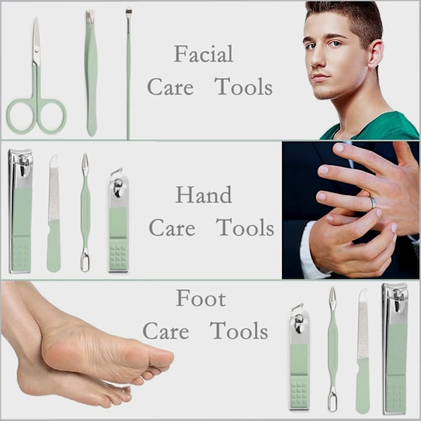 Manikyrset Nagelsax Set Fashion Nagelvård Verktyg, Professionell Rostfritt Stål Pedikyr Manikyrset Tjejer Grooming Kits