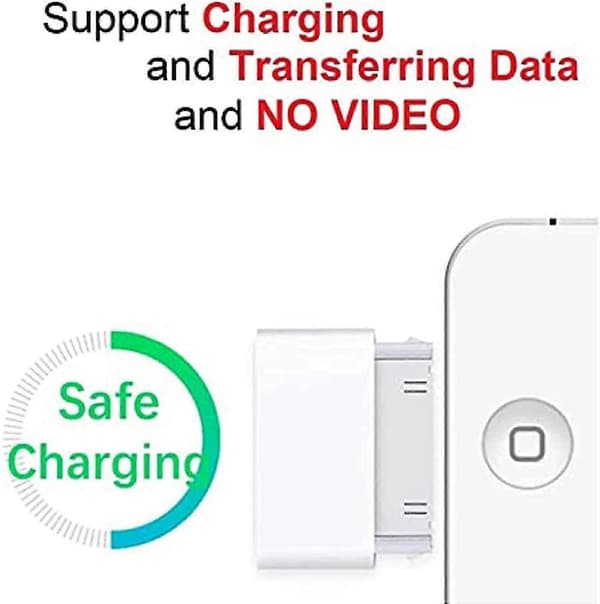 Lightning til 30-pin adapter, han til 8-pin hun-stik konverter med iPhone