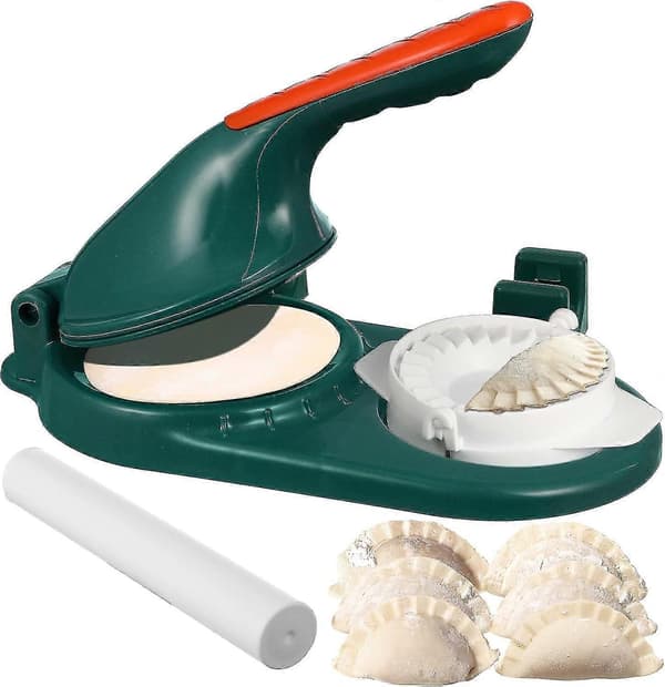 Nyeste 3-i-1 Dumpling Maker, Dumpling Ravioli Maker Presse, Empanada Maker Presse, Wonton Form, Dumpling Værktøj til Dumpling Indpakningsdej Stempel