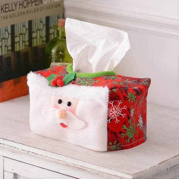 Juledekorasjon Tissue Box Dekorationssett Julestemning Dekorasjon For Julebord S