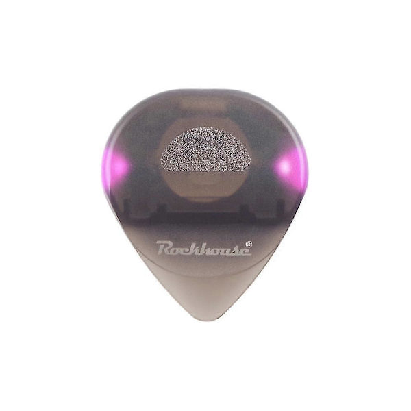 Snygg LED-upplyst lysande gitarrplock Touch Luminous Elektrisk Gitarr Ukulele Bas Plectrum Kreativa Gåvor purple