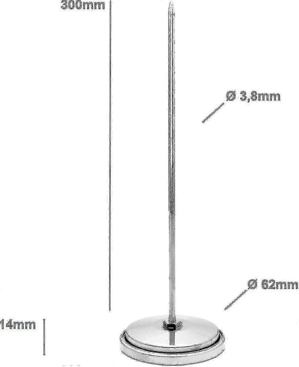 Termometer Träugn / Pizza Ugn / Stenugn / 400 C / 30 Cmanalog, Bimetallisk.