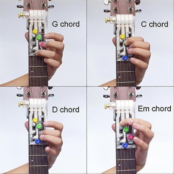 Klassisk Chord Buddy Gitarrinlärningssystem Läromedel Chordbuddy