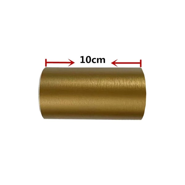 Peel & Stick PVC självhäftande vattentät väggkant (gyllene)