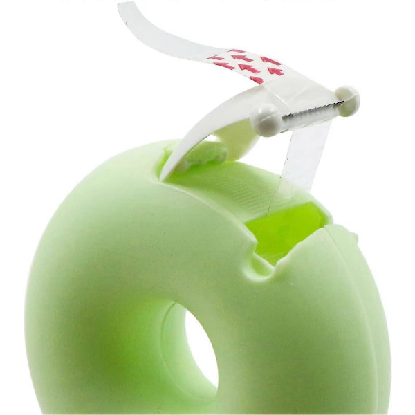 4-pakning Tape Dispenser - Mini Donut-formet Tapekuttertilbehør