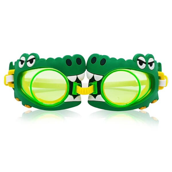 Uintigoggles, lasten piirretty krokotiili uintigoggles