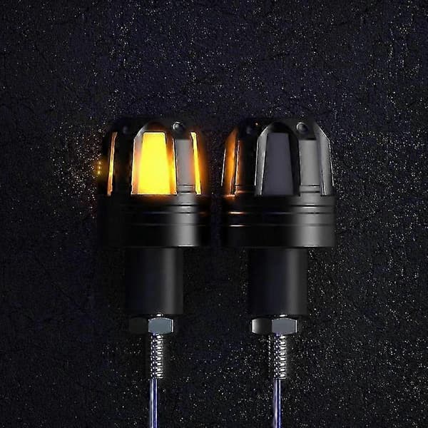 LED Blinklys til Motorcykelstyr, 12V Blinklys, Hjørneblink, 2 stk. Universal Pasform til Scootere & E-cykler
