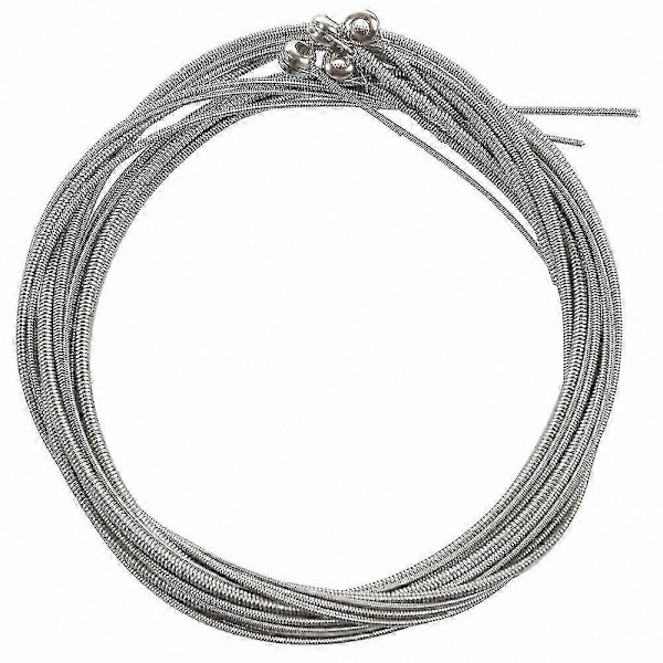 Silverpläterade basgitarrsträngar, 4-pack musikinstrumenttillbehör för basgitarr