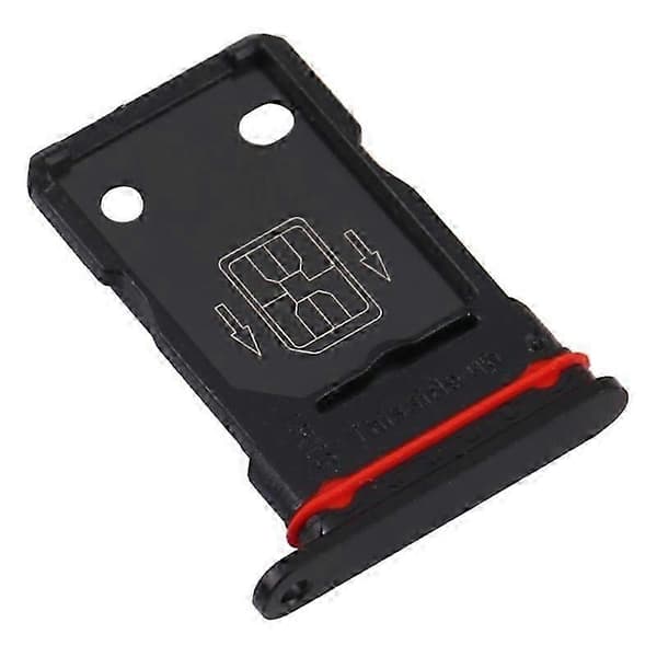 For OnePlus 9 Pro 5G OEM SIM-kortskuffholder Erstatningsdel (uten logo) - Svart
