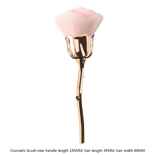 Neglekunst støvbørste manicure rosehoved design bløde børster blush pudderbørste manicure værktøjer