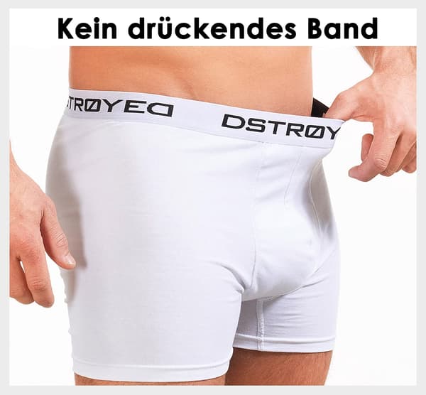 Boxer Shorts til mænd - 4-pak underbukser mænds undertøj