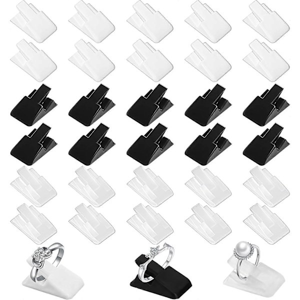 30 st Ringdisplayställ, Ringdisplayställ i plast för butik
