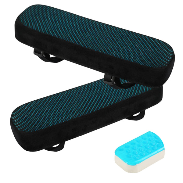 Chair Armrest Pads, 2 PCS Office Chair Armrest Covers(Black).