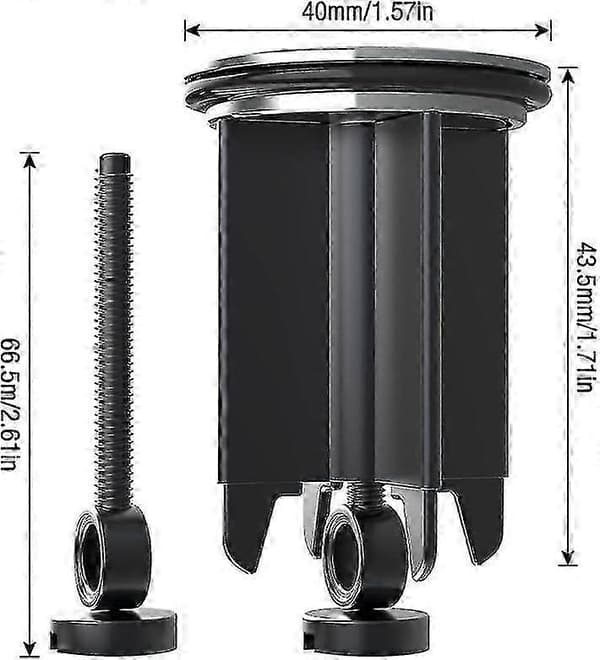 Diskhoavlopp, 2 st Premium Universal Diskhoavlopp Diskhoavlopp, Anti-kalk, För Diskho Bidé, Badrum (40mm)