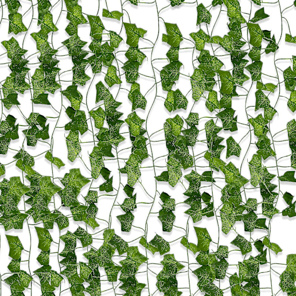 12 stk. Kunstig Ivy Falsk Ivy Falske Planter Ivy Girland Kunstig Falsk Vine Blade
