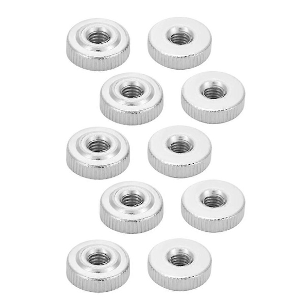 10 stk. riflede tommelmuttere M4 M5 M6 M8 M10 GB807 håndtaksmutter