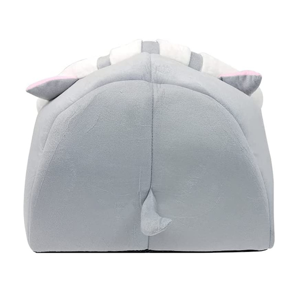 Söta kattbäddar för inomhuskatter hundar, bekväm katthåla katthus för att sova（S:31*30*28CM） S