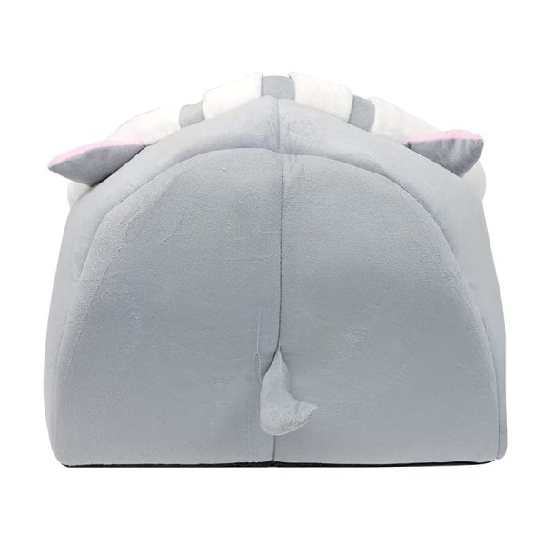 Söta kattbäddar för inomhuskatter hundar, bekväm katthåla katthus för sova（M:40*38*34CM） M