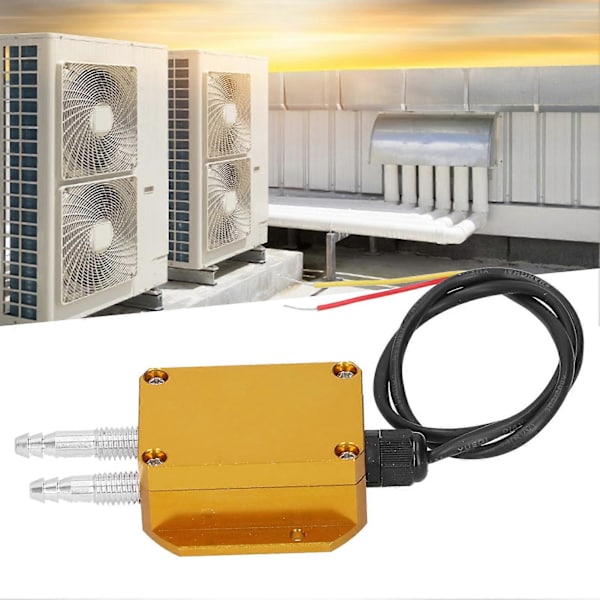 Mikro Differential Vindtrykstransmitter Sensor DC24V 4-20mA 0~5Kpa