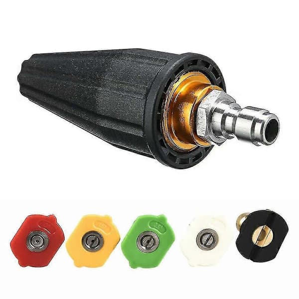 Högtryckstvätt Adapter Turbo Munstycke, 3600 Psi Turbo Spray Munstycke Tips Kit