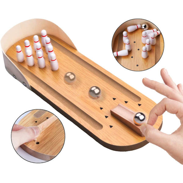 Bordplate Mini Bowling Spillsett