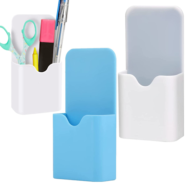 2 stk. magnetisk penneholder magnetisk markørholder stærk magnetisme til kontorer skoler hjem fabrikker køleskab whiteboard
