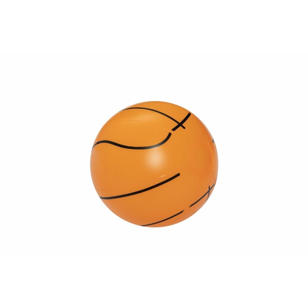 Oppustelig basketball svømmesæt, flydende poolspil, orange