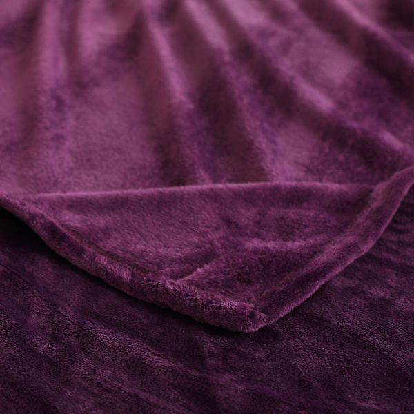 Kælen blød, fluffy ekstra blød og varm tæppe, flannel fleece tæppe, rynke-resistent/anti-misfarvning som et sofatæppe eller sengetæppe purple 150*200cm