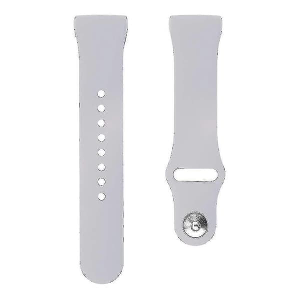 Silikonarmbånd Kompatibelt Med Fitbit Charge 3 (Grå)