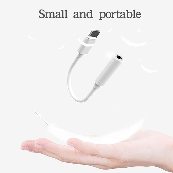 Lyn til 3,5 mm hodetelefonadapter - 3-pakning