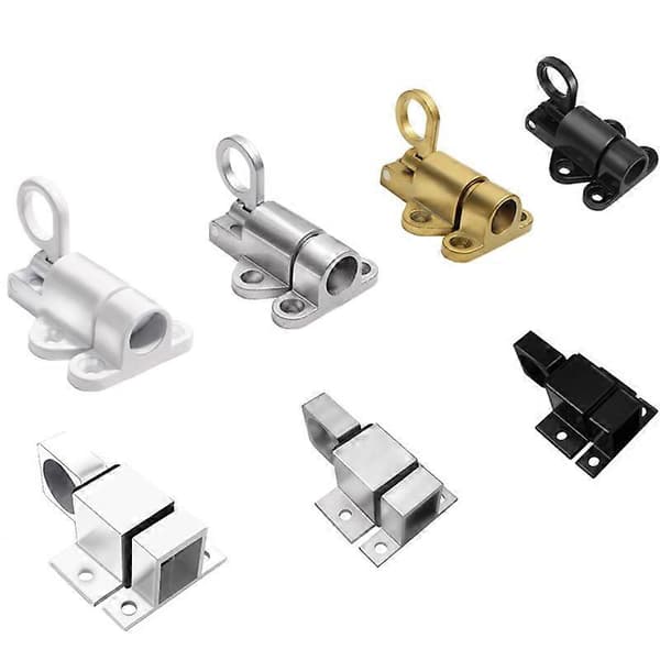 4 st Dörrbult Lås Aluminiumlegering Automatisk Säkerhetsfönster