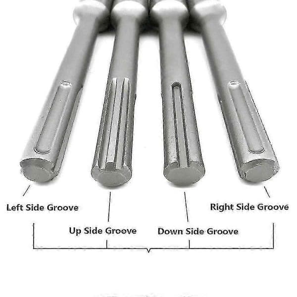 SDS-Max 18 mm diameter jordspydsdriver til 5/8 tommer og 3/4 tommer jordspyd, fungerer med SDS Max borehammere