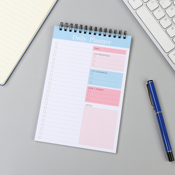 To Do List Notepad - Daglig Planlægningsblok Udateret Afrivning, til Arbejde og Personlig Organisering, Pakke med 4