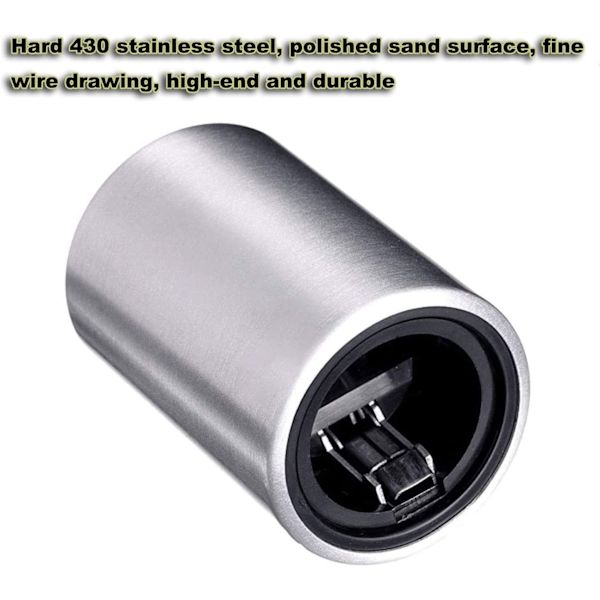 Tryk ned flaskeåbner, magnetiske køkken gadgets (sølv)