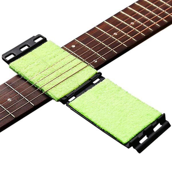 2-pack rengöringsduk för gitarrsträngar, rengöringsverktyg för instrumentsträngar, polerduk, verktyg för underhåll av gitarrband, för gitarr, bas, mandolin, ukulele