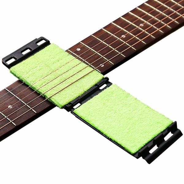 2 STK Guitar String Cleaner Instrument String Cleaner Rense Polsk klud Værktøj Guitar Gribebræt vedligeholdelsesværktøj til guitar bas Mandolin ukulele