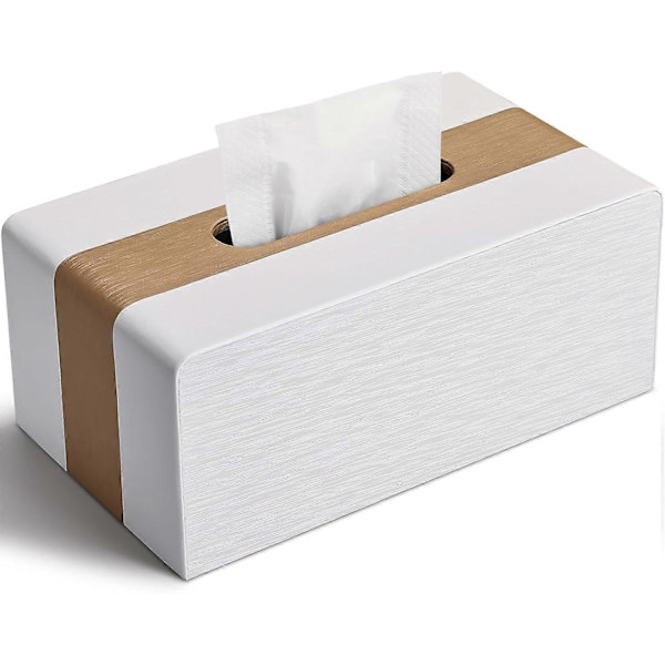Servettbox - PU Läder Rektangulär Servetthållare